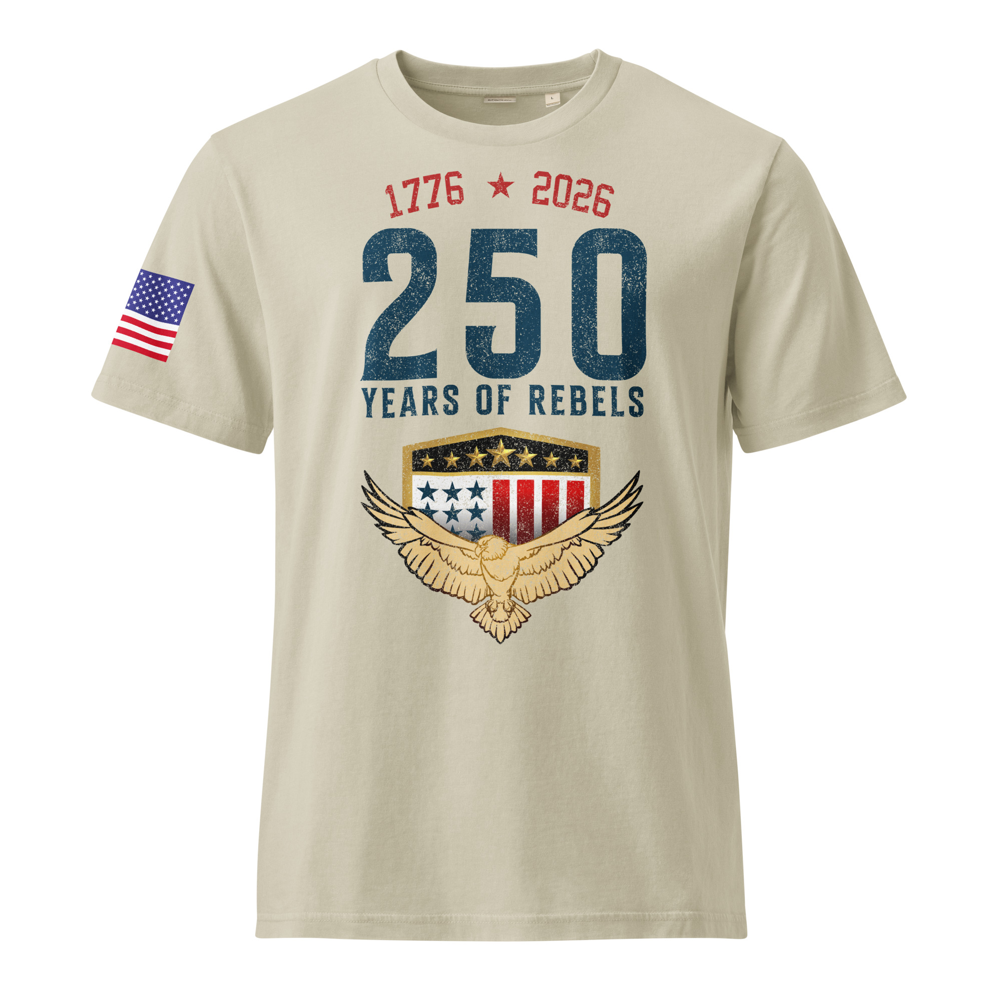 American Made - 250 Years of Rebels - Reversed Flag Sleeve